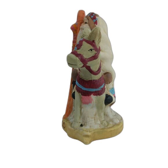 Santa’s of the Nations Hand Painted Porcelain Figurine Mexico 1991 Christmas - Picture 3 of 8